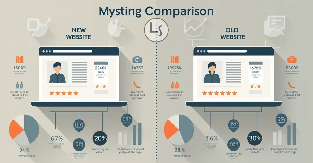 Сравнение SEO нового и старого сайта