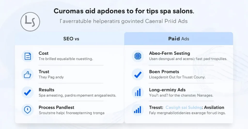 Сравнение SEO и рекламы для салона массажа
